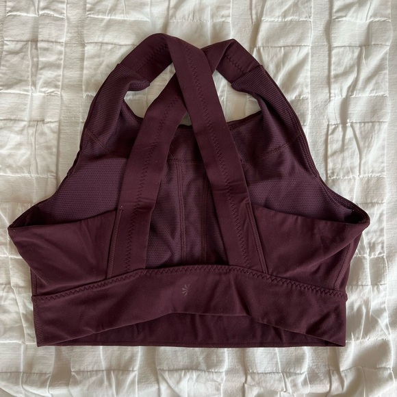 Athleta crop top with built in bra - Picture 2 of 3